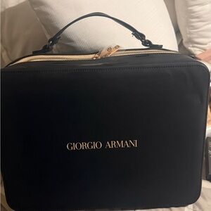 Giorgio Armani Black Toiletry Bag